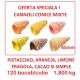 CANNOLI CONICI FOITAJ DIVERSE CULORI SI AROME CANNONCINI ASORTATE  120 BUCATI 1.800KG ORMA ITALIA